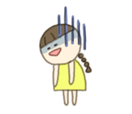 kurumi of the braid hair sticker #5244487