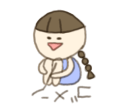 kurumi of the braid hair sticker #5244489