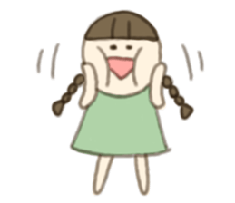 kurumi of the braid hair sticker #5244492