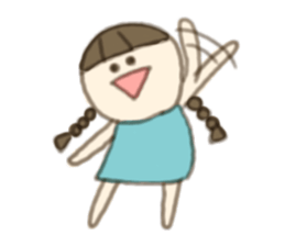 kurumi of the braid hair sticker #5244493