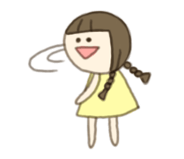 kurumi of the braid hair sticker #5244497