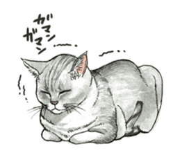 the fluffy cats sticker #5244753