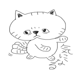 busakawa cat sticker #5244984