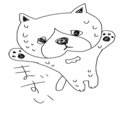 busakawa cat sticker #5244991