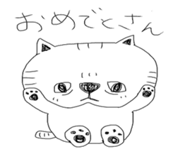 busakawa cat sticker #5245008