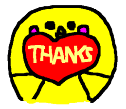 The Yellow Bird of Happiness sticker #5245180