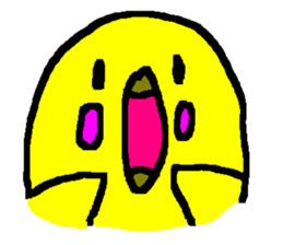 The Yellow Bird of Happiness sticker #5245182