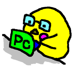 The Yellow Bird of Happiness sticker #5245184