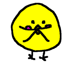 The Yellow Bird of Happiness sticker #5245191