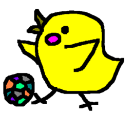 The Yellow Bird of Happiness sticker #5245193