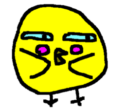 The Yellow Bird of Happiness sticker #5245194