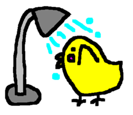 The Yellow Bird of Happiness sticker #5245196