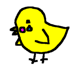 The Yellow Bird of Happiness sticker #5245197