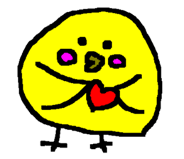 The Yellow Bird of Happiness sticker #5245198