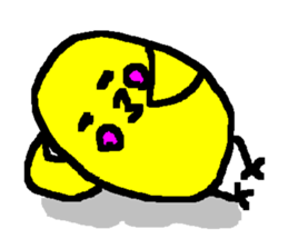 The Yellow Bird of Happiness sticker #5245200