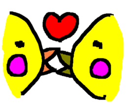 The Yellow Bird of Happiness sticker #5245201