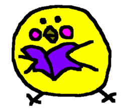 The Yellow Bird of Happiness sticker #5245204