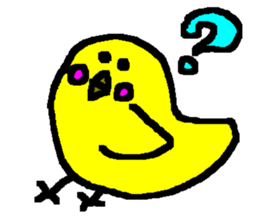 The Yellow Bird of Happiness sticker #5245205