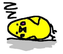 The Yellow Bird of Happiness sticker #5245208