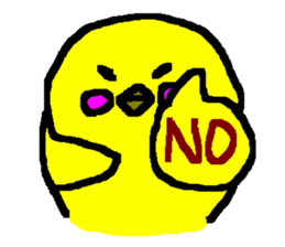 The Yellow Bird of Happiness sticker #5245209