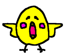 The Yellow Bird of Happiness sticker #5245210