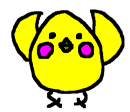 The Yellow Bird of Happiness sticker #5245211