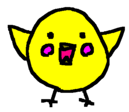 The Yellow Bird of Happiness sticker #5245215