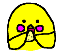 The Yellow Bird of Happiness sticker #5245217