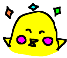 The Yellow Bird of Happiness sticker #5245218