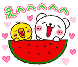 bear heart 21 sticker #5245274