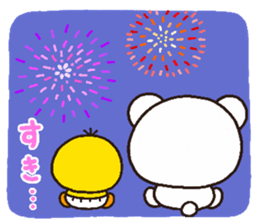 bear heart 21 sticker #5245297