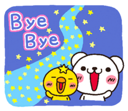 bear heart 21 sticker #5245299