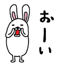 Rabbit and kiwi sticker #5245318