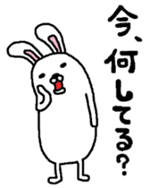 Rabbit and kiwi sticker #5245324