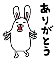 Rabbit and kiwi sticker #5245328