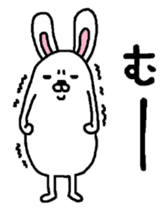 Rabbit and kiwi sticker #5245335