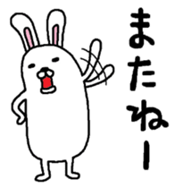 Rabbit and kiwi sticker #5245339