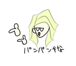 Face and one words KANSAI ver sticker #5245754