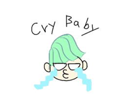 Face and one words KANSAI ver sticker #5245773