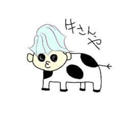 Face and one words KANSAI ver sticker #5245775