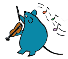 Busy animals sticker #5245822