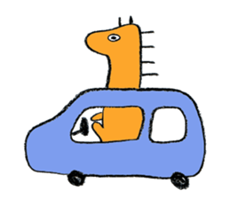 Busy animals sticker #5245834