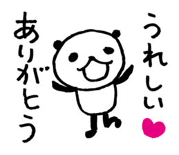 Every day of a panda- Fee and apology - sticker #5246460