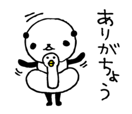 Every day of a panda- Fee and apology - sticker #5246462