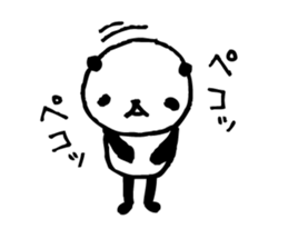 Every day of a panda- Fee and apology - sticker #5246476