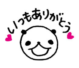 Every day of a panda- Fee and apology - sticker #5246477