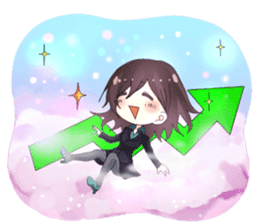 NaNa & Odin : Life of The Day Trader sticker #5246710