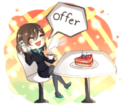 NaNa & Odin : Life of The Day Trader sticker #5246713