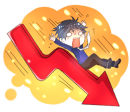 NaNa & Odin : Life of The Day Trader sticker #5246718