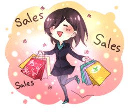 NaNa & Odin : Life of The Day Trader sticker #5246721